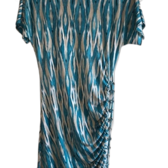 Michael Kors Teal and cream dress - Picture 3 of 10